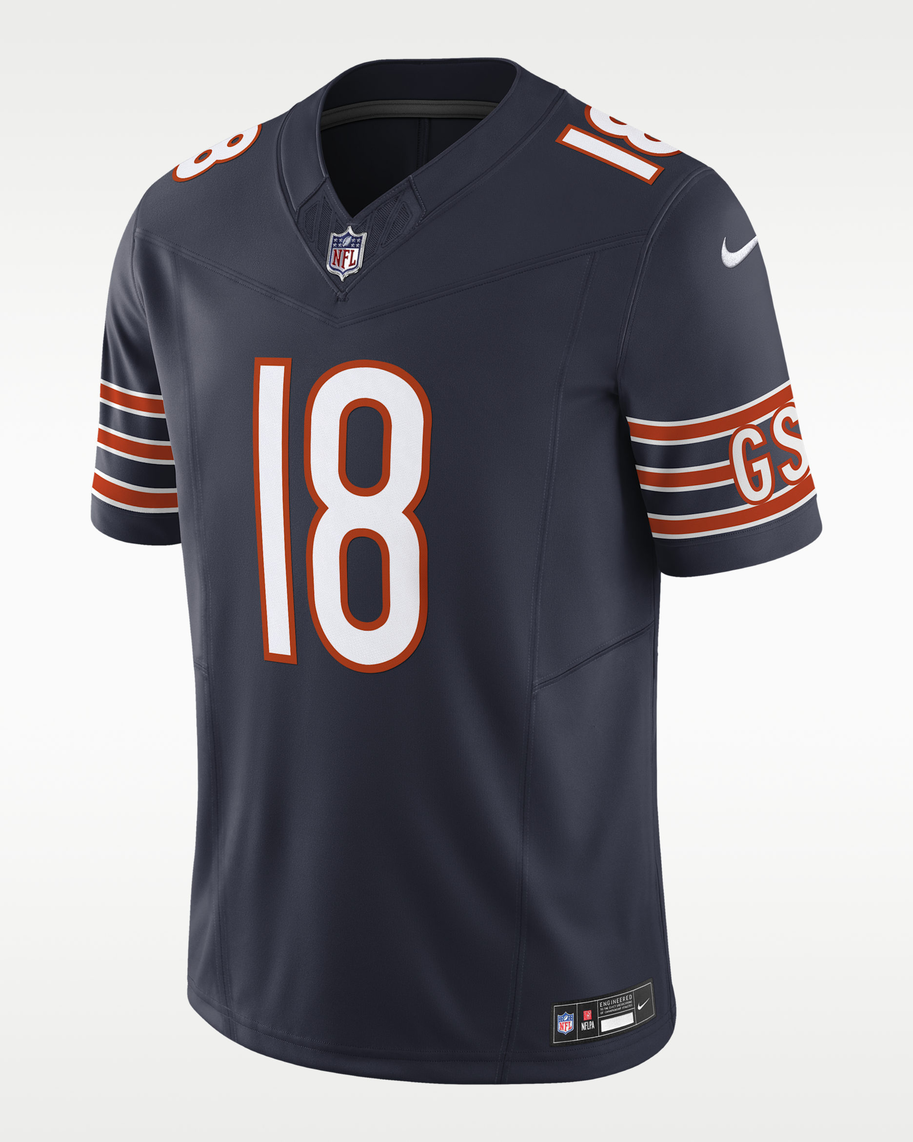Caleb Williams Chicago Bears Men's Nike Dri-FIT NFL Limited Jersey